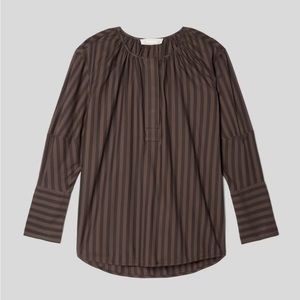 Everlane The Silky Cotton Balloon Sleeve Top